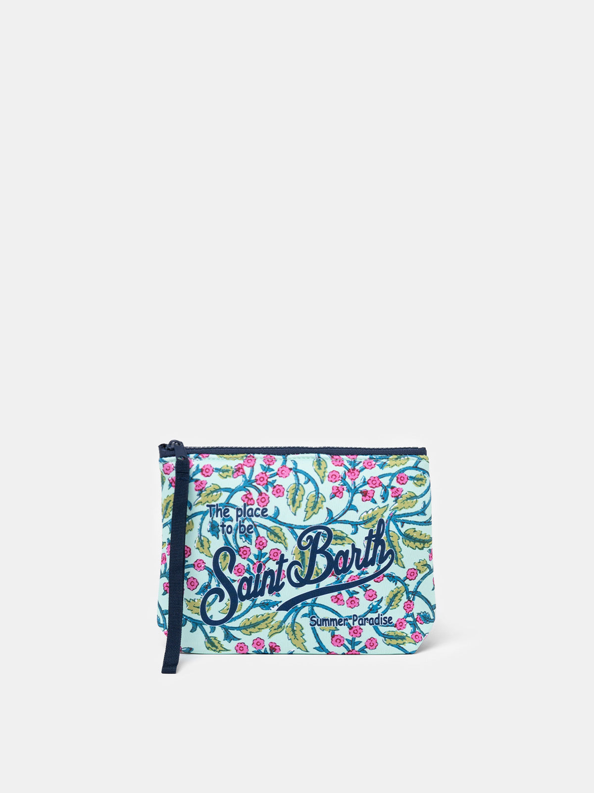 Scuba pochette Aline with flower print