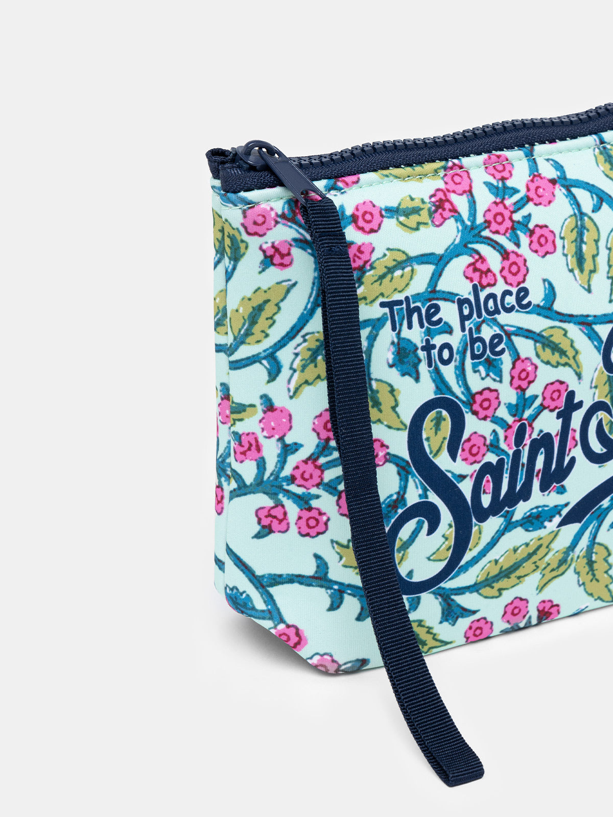 Scuba pochette Aline with flower print