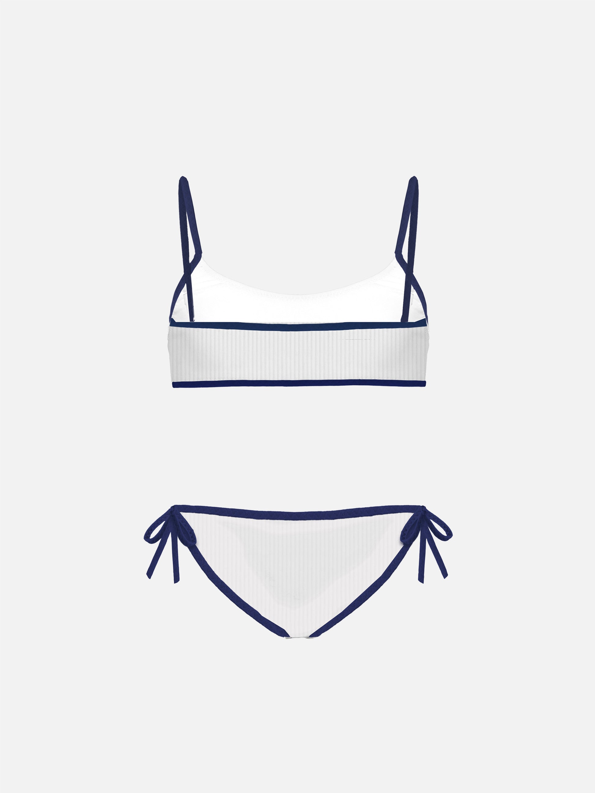 Girl white bralette bikini - MC2 Saint Barth