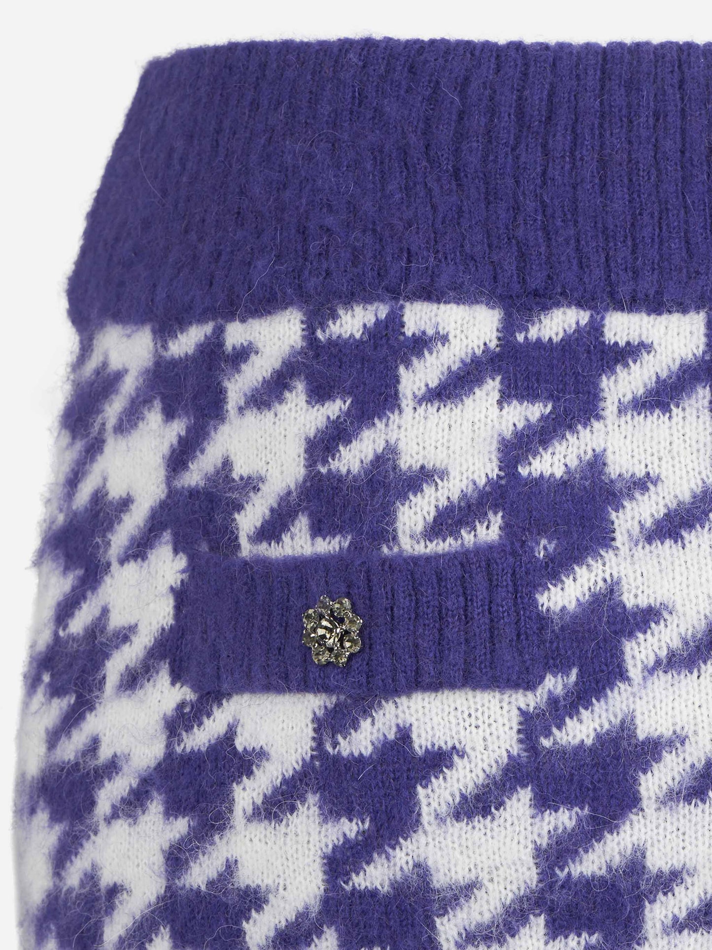 Woman knitted skirt with jewel buttons - MC2 Saint Barth