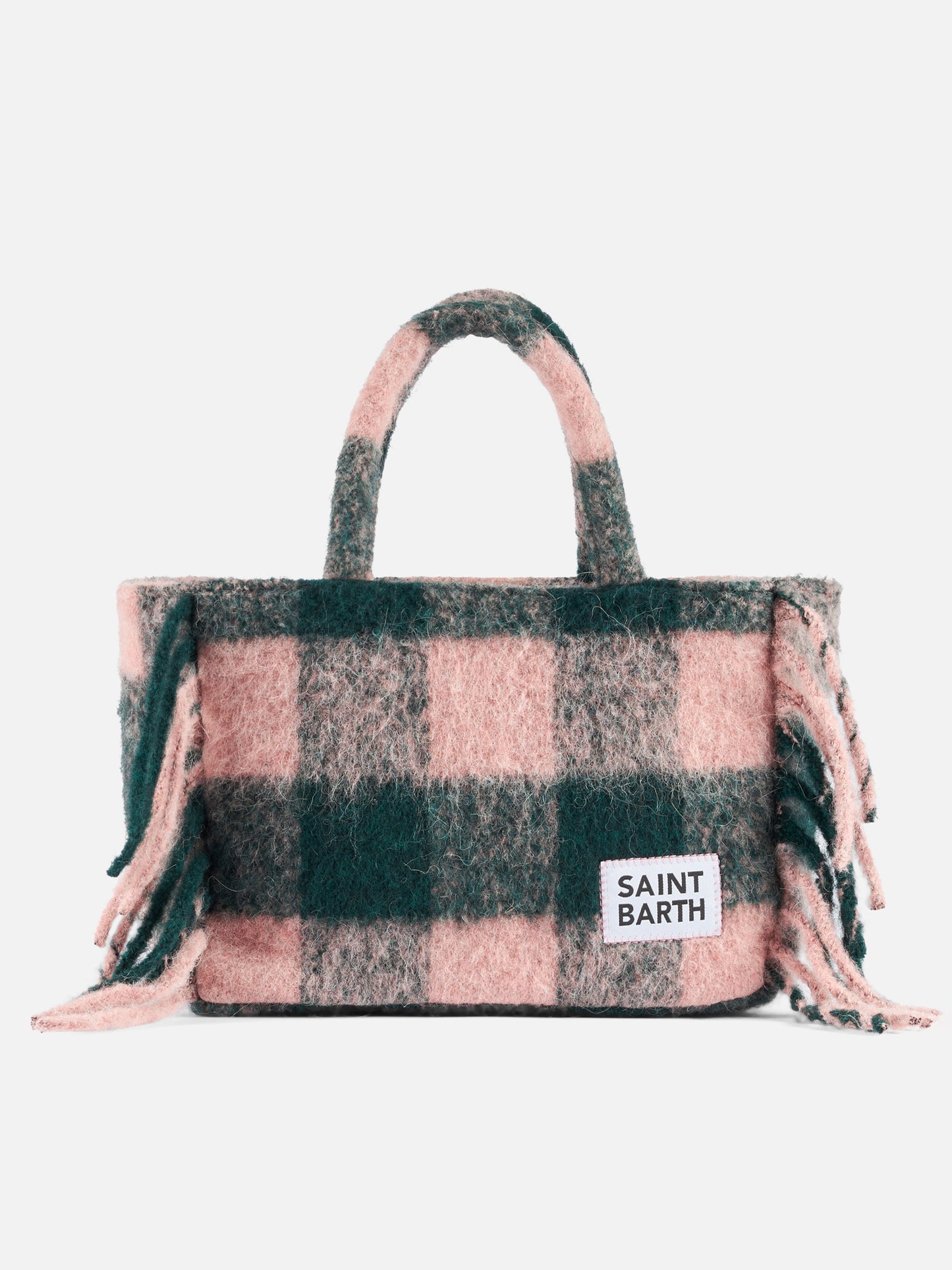 Colette blanket handbag with check print - MC2 Saint Barth