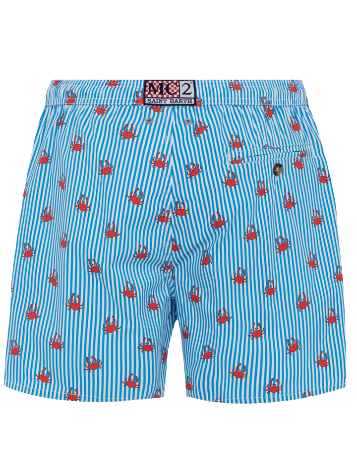 Comfort Light swim shorts with crabs print - MC2 Saint Barth