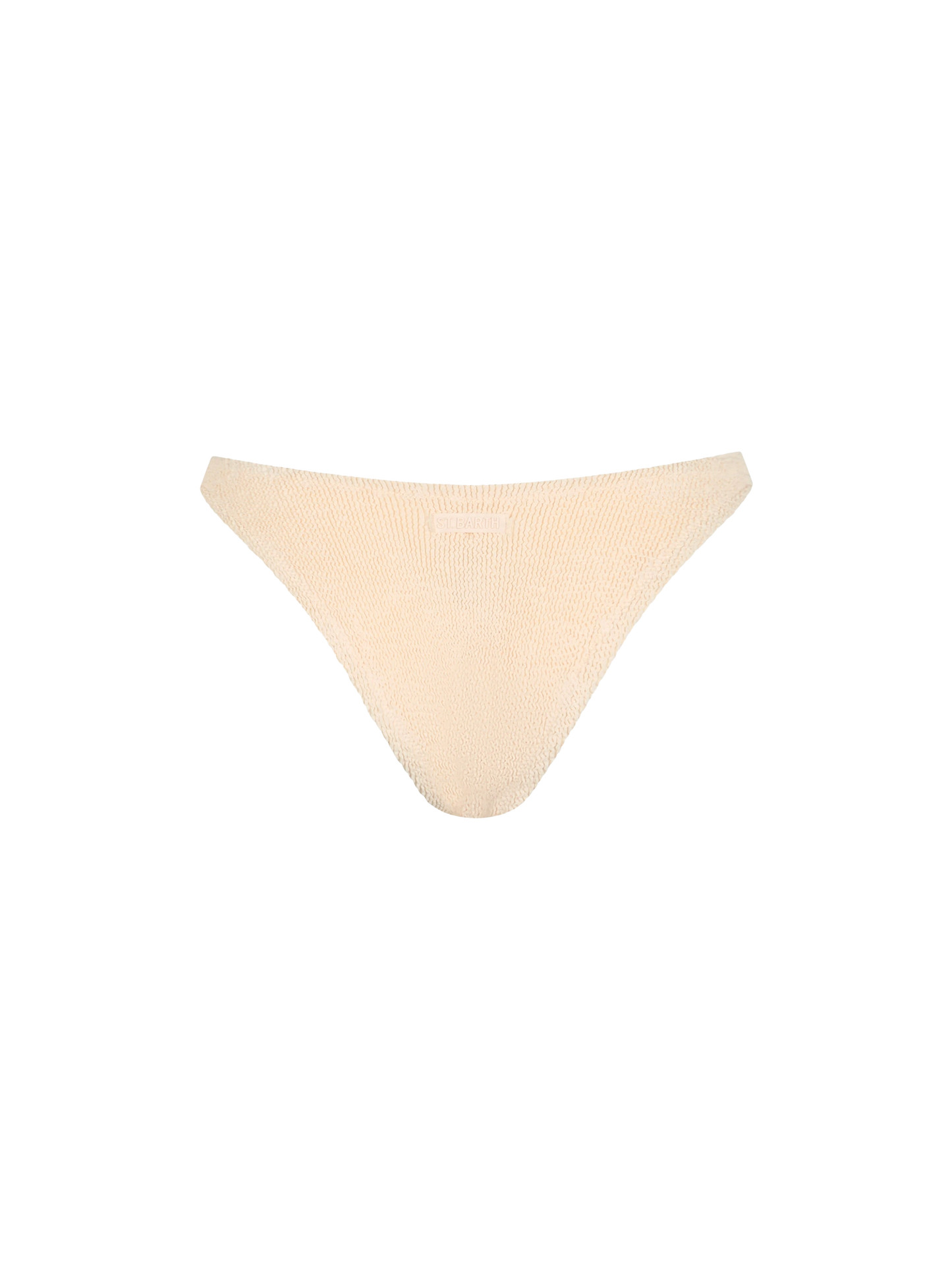 Woman beige classic crinkle swim briefs Elise - MC2 Saint Barth