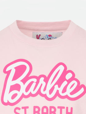 Girl heavy cotton t-shirt with Barbie St. Barth print | BARBIE SPECIAL EDITION - MC2 Saint Barth