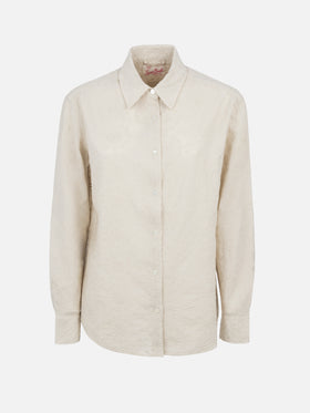 Woman classic Sangallo cotton shirt Meredith - MC2 Saint Barth