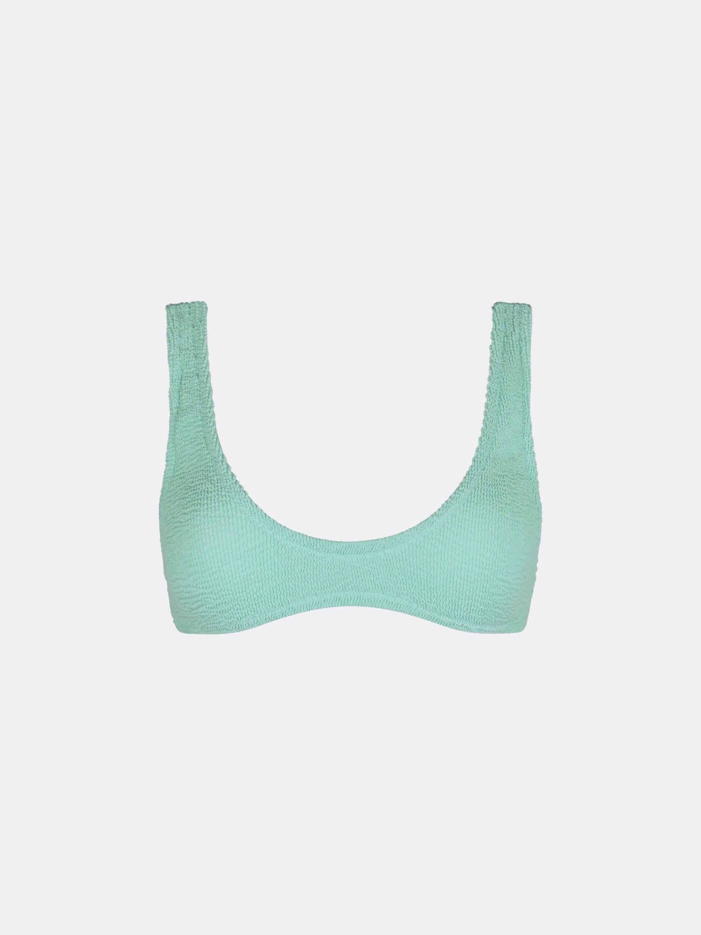 Pamy – Salbeigrünes, winziges Crinkle-Bralette
