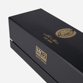 Black classic light swim shorts Patmos with Milan 125 embroidery | AC MILAN 125 SPECIAL EDITION - MC2 Saint Barth