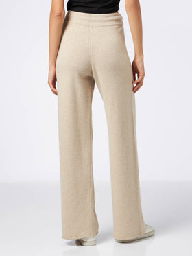 Knitted beige palazzo pants - MC2 Saint Barth
