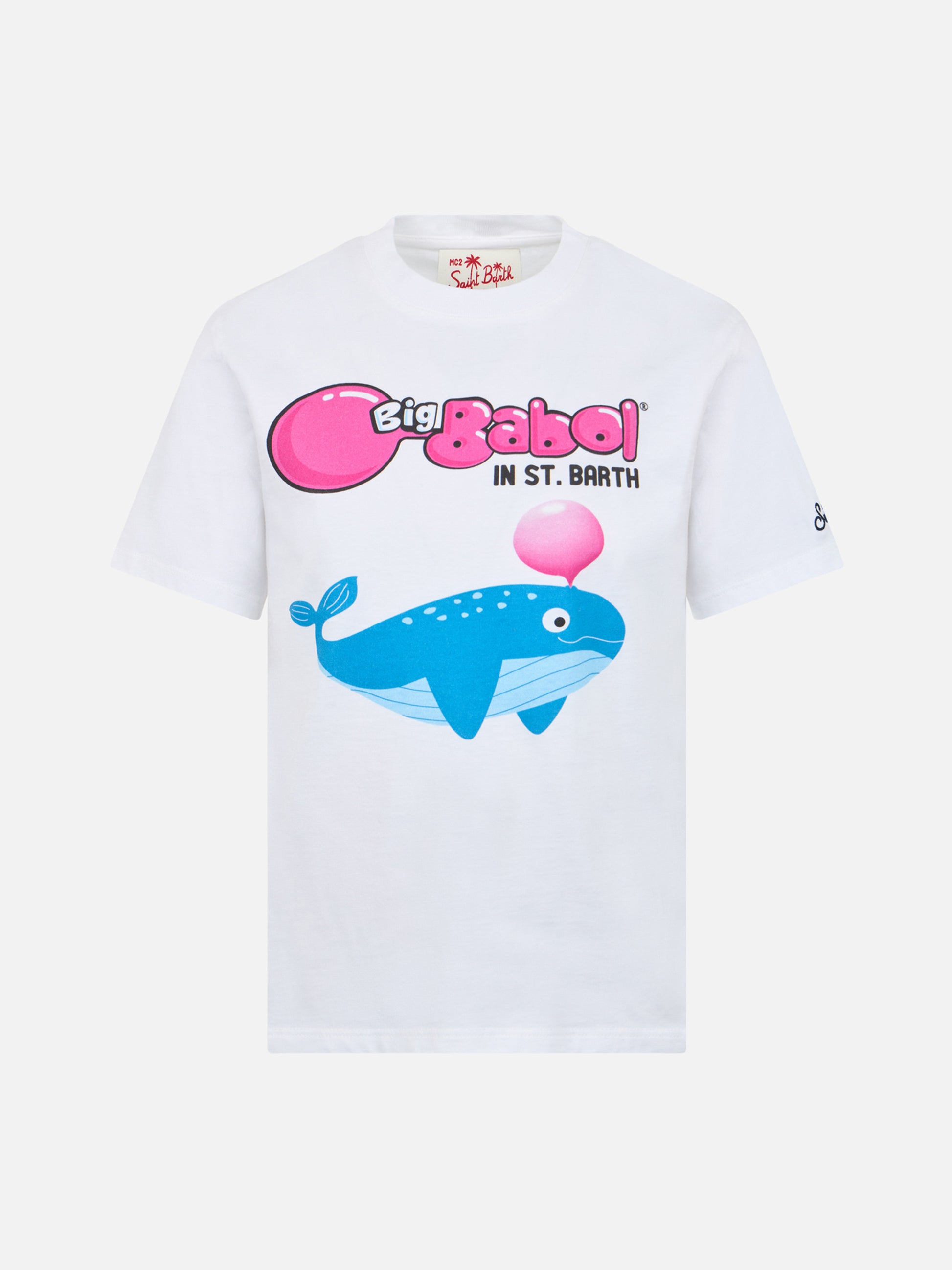 Boy t-shirt with Big Babol whale placed print | BIG BABOL SPECIAL EDITION - MC2 Saint Barth
