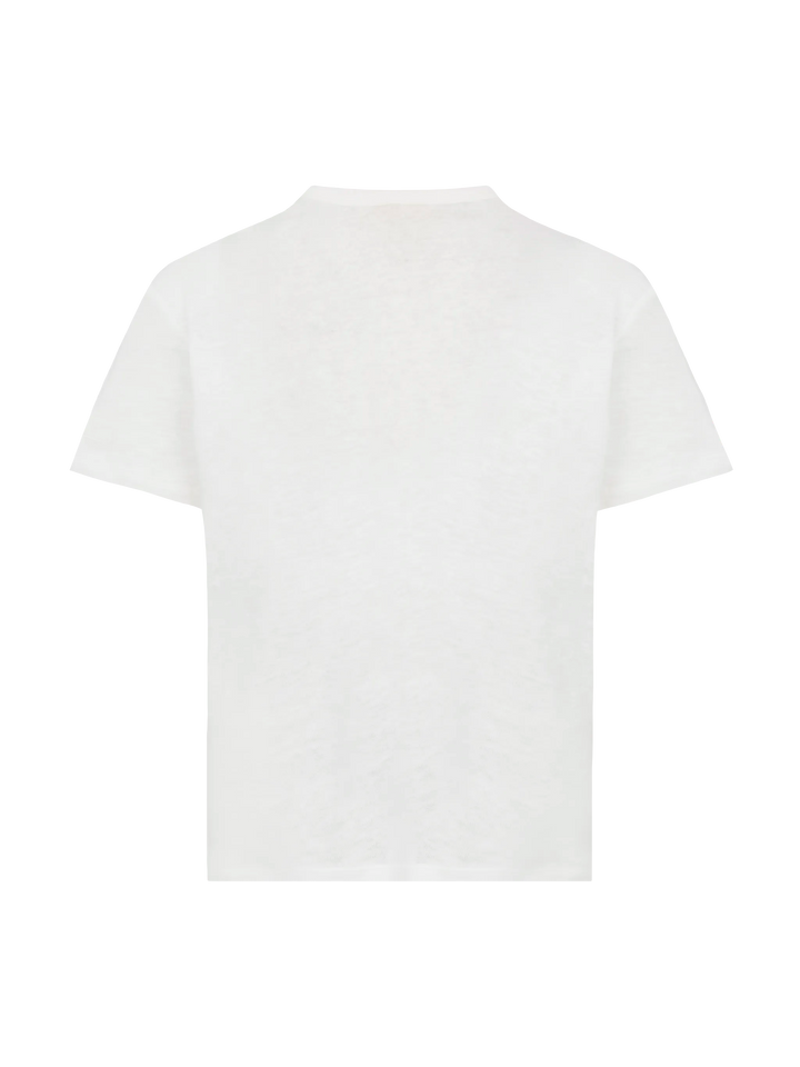 Alex kid white linen jersey t-shirt - MC2 Saint Barth