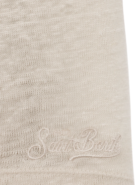 Alex kid off-white linen jersey t-shirt - MC2 Saint Barth