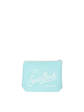 Aline water green embossed terry pochette - MC2 Saint Barth