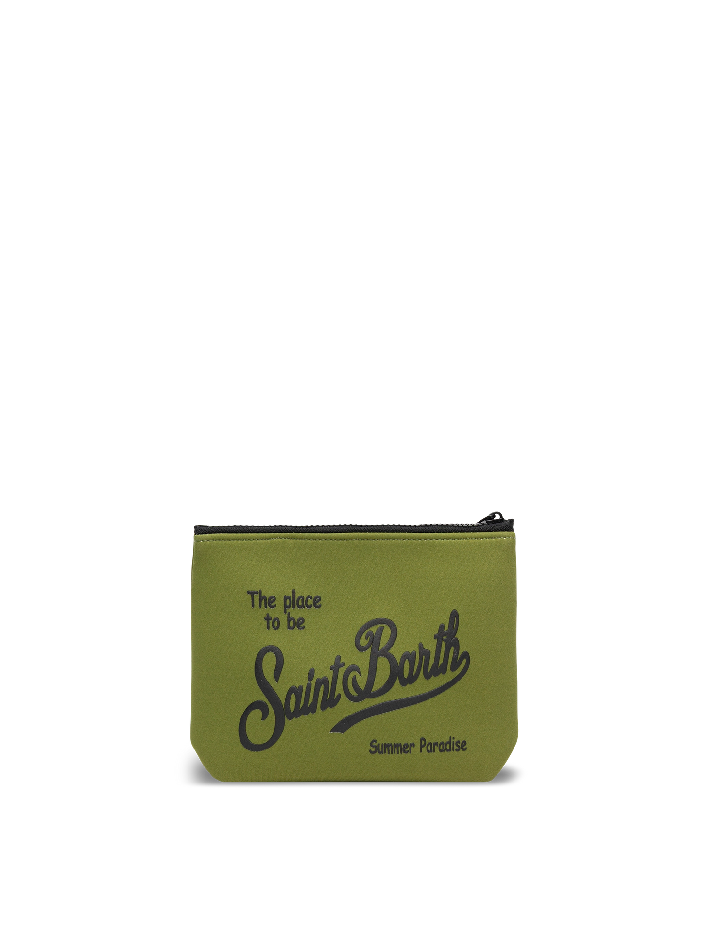 Aline military green scuba pochette - MC2 Saint Barth