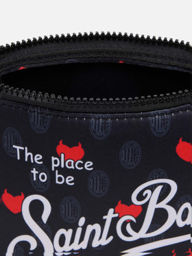 Aline scuba pochette with Milan print | AC MILAN SPECIAL EDITION - MC2 Saint Barth