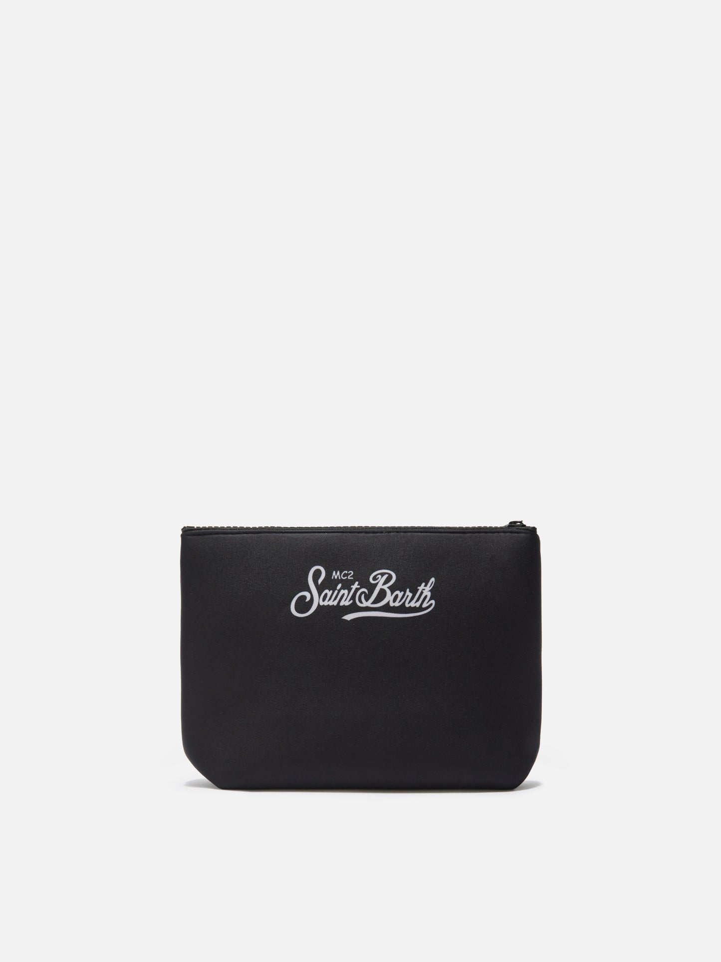 Pochette Aline de scuba negra con bordado Cigarette Racing Team | Special Edition