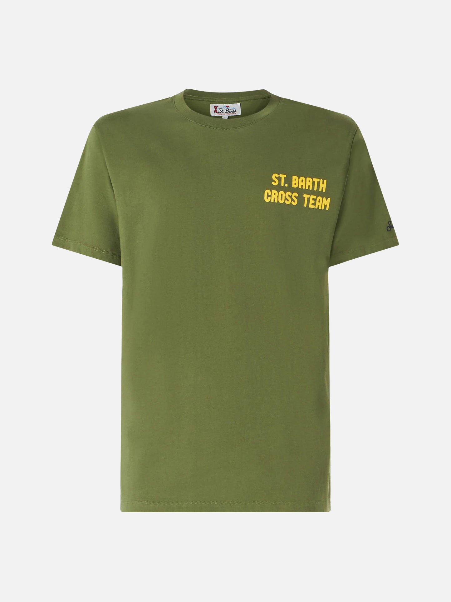 T-shirt da uomo verde con stampa Snoopy | EDIZIONE SPECIALE PEANUTS™