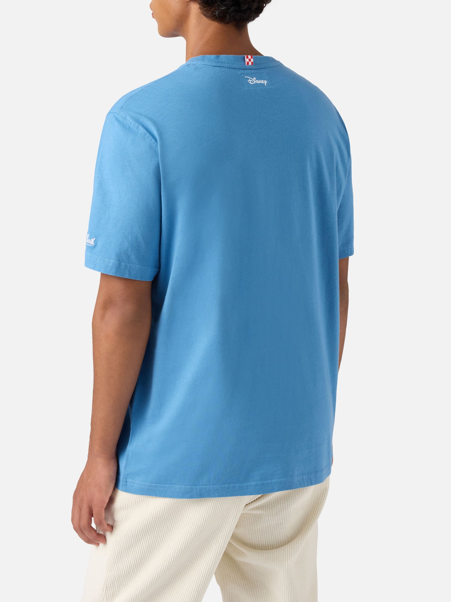 Arnott Baumwoll-T-Shirt in Marineblau mit Dagobert-Duck-Stickerei | DISNEY SONDEREDITION