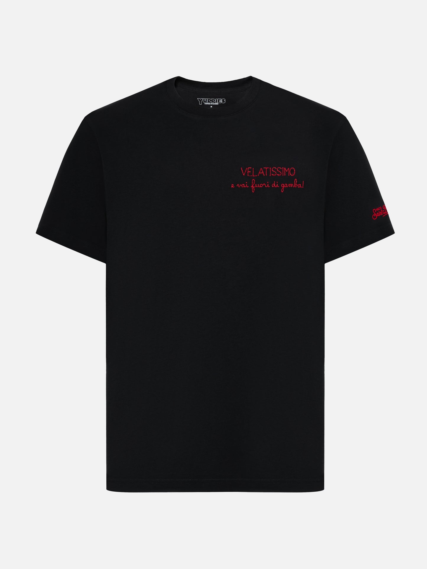 T-shirt d’hiver en coton Arnott avec broderie VELATISSIMO... | YUPPIES SPECIAL EDITION