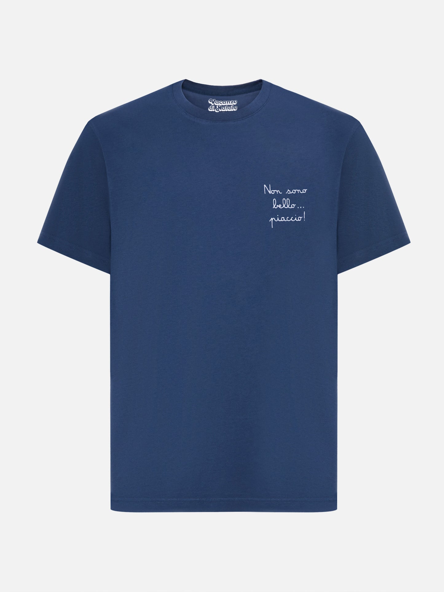 T-shirt en coton d’hiver Arnott Warm avec broderie Non sono bello … piaccio! | VACANZE DI NATALE SPECIAL EDITION