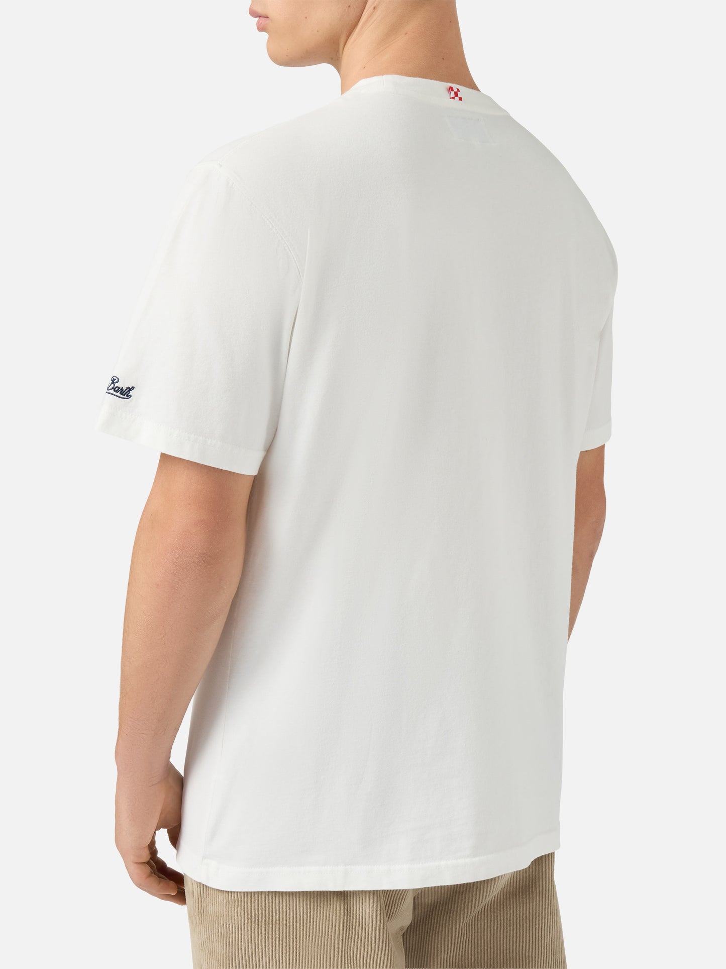 T-shirt Arnott Warm in cotone organico warm touch con stampa Panda Cortina