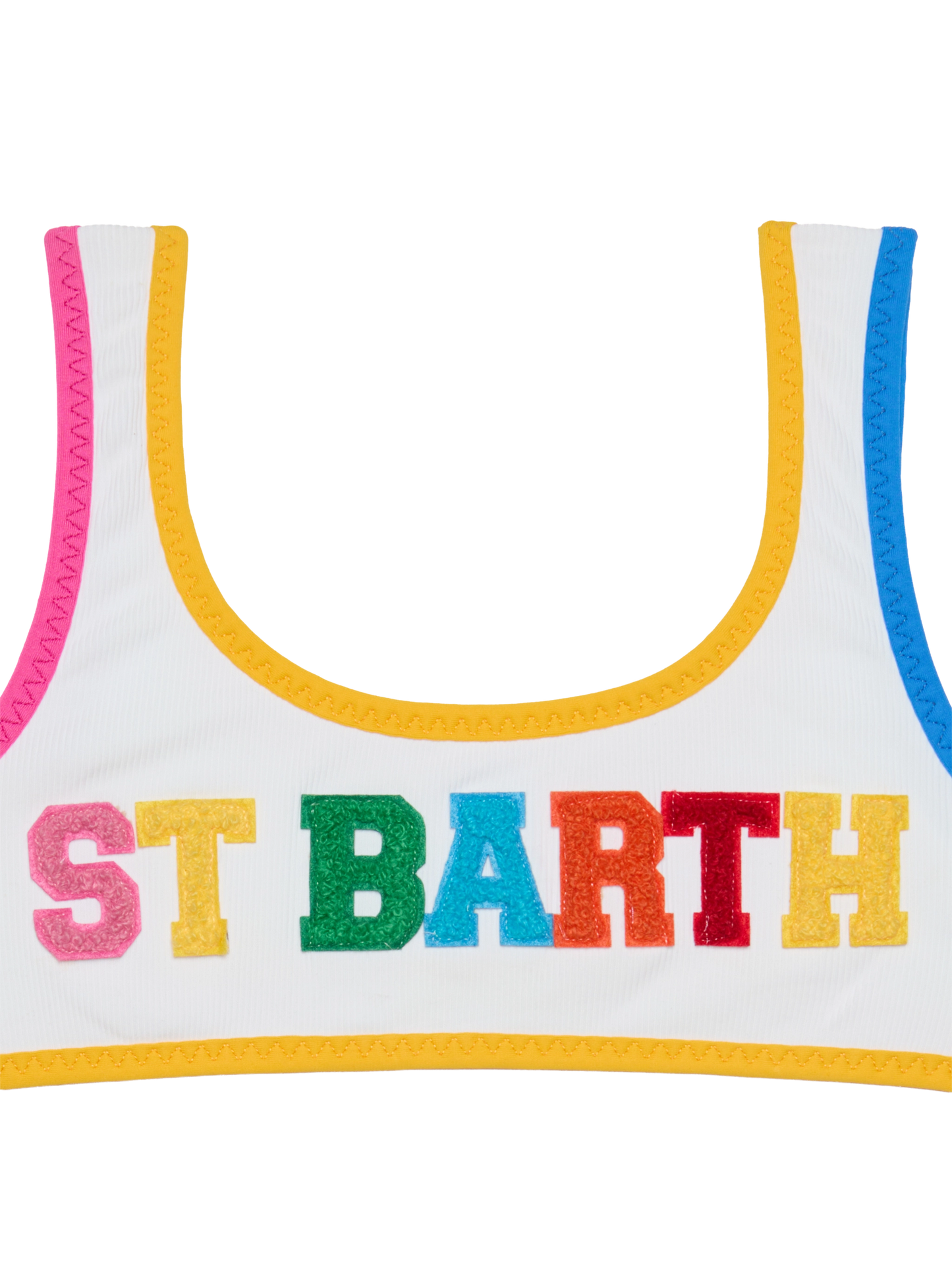 Girl bralette bikini with St Barth patches - MC2 Saint Barth