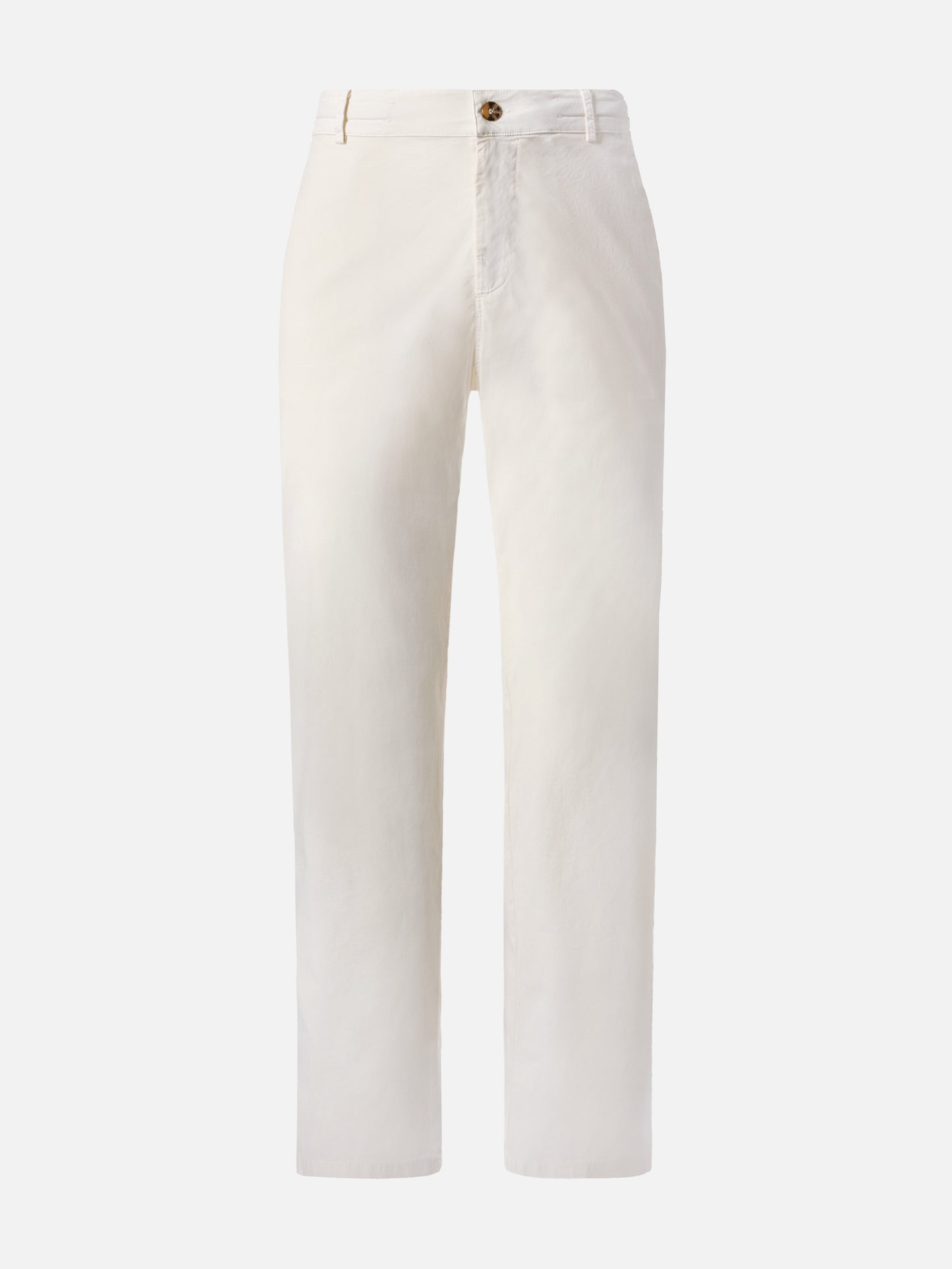 Pantaloni Calais in cotone bianco con coulisse