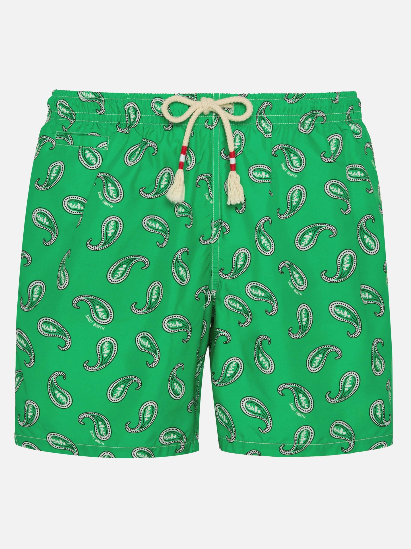 Man swim shorts with paisley print