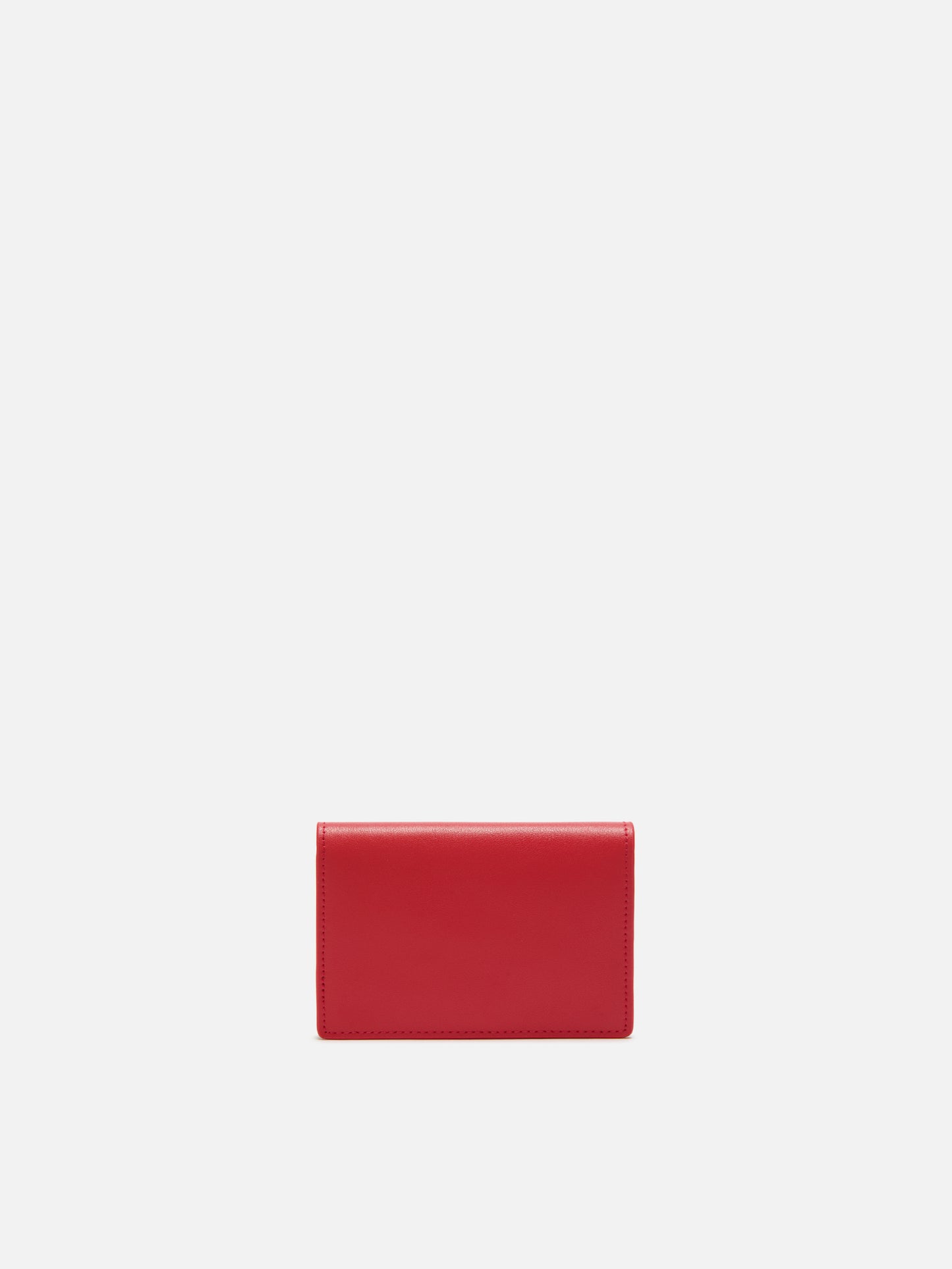 Card Holder in red leather