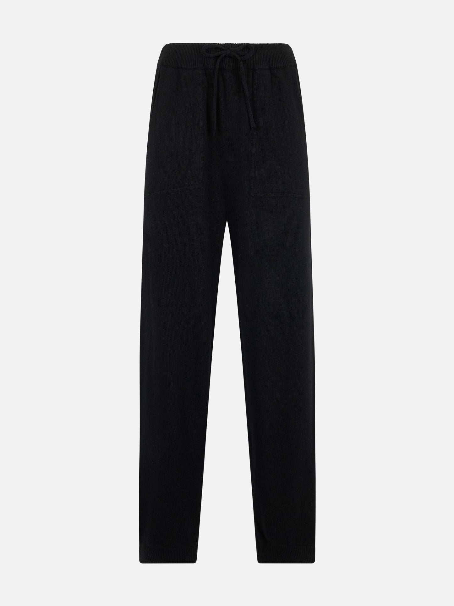 Woman knitted black jogger pants - MC2 Saint Barth