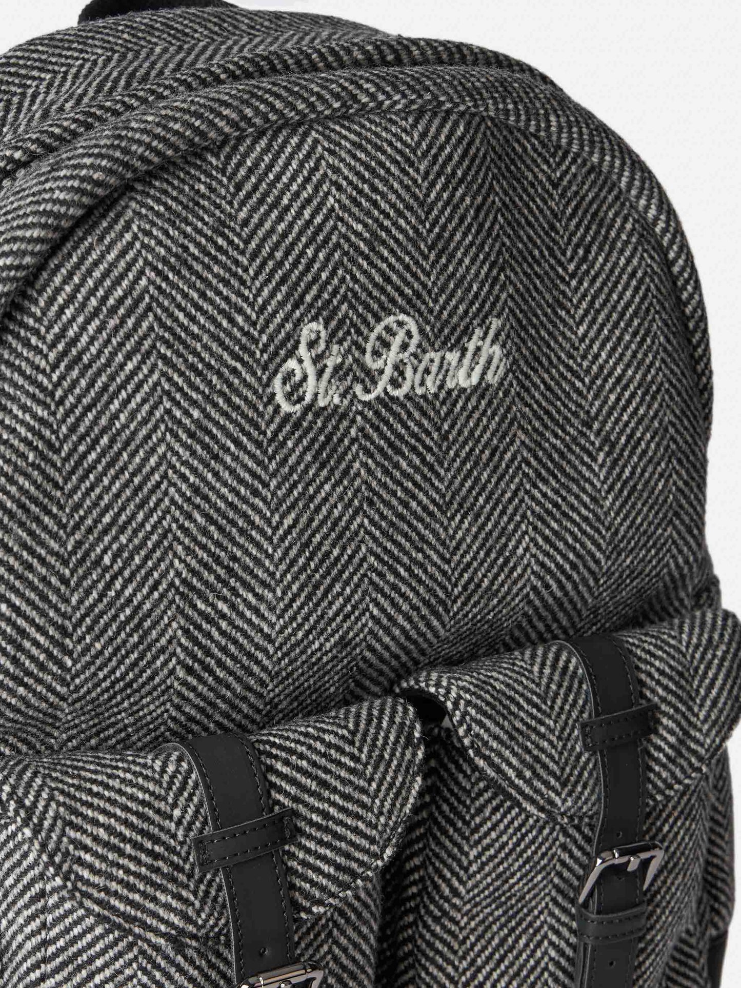 Backpack Cody with herringbone pattern