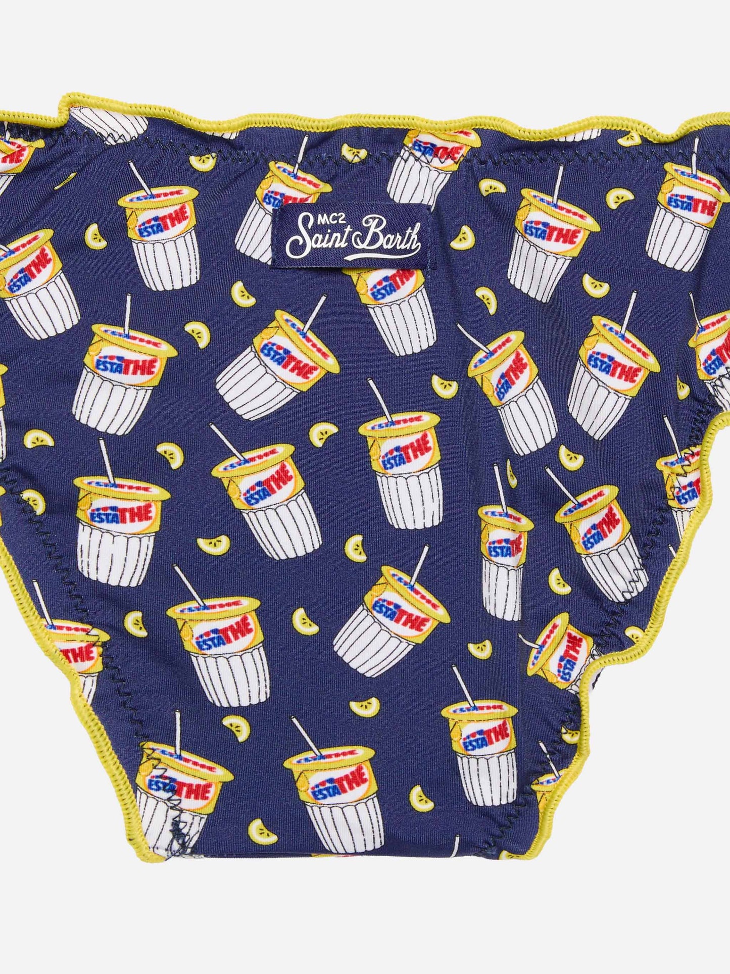 Mädchen-Triangel-Bikini mit Estathé-Print | Estathé® Sonderedition