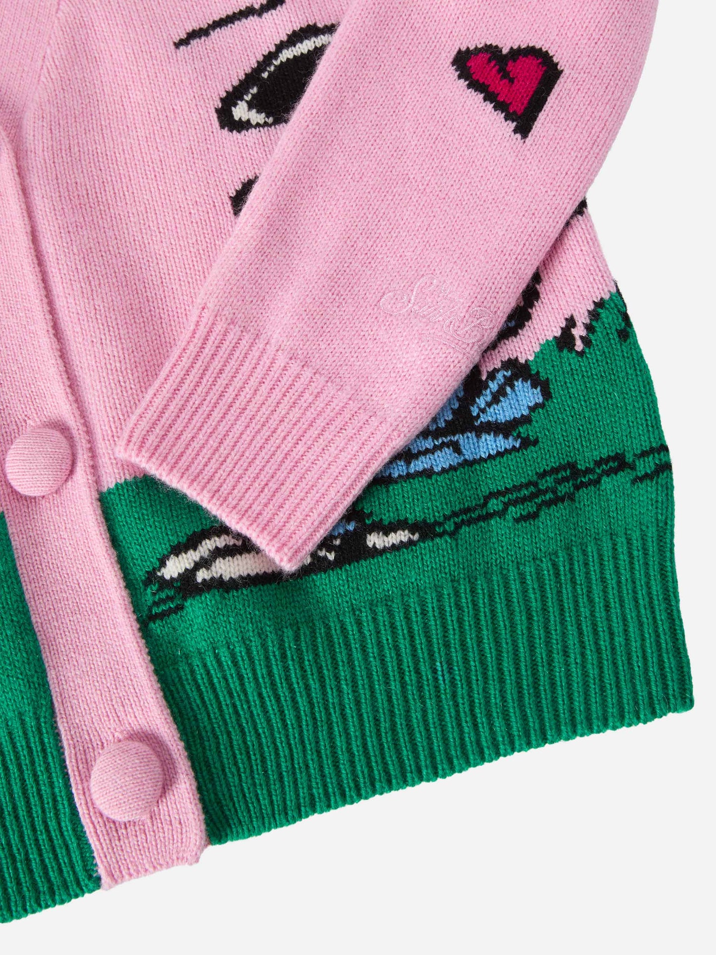 Didy cashmere-blend cardigan with Snoopy jacquard | PEANUTS SPECIAL EDITION