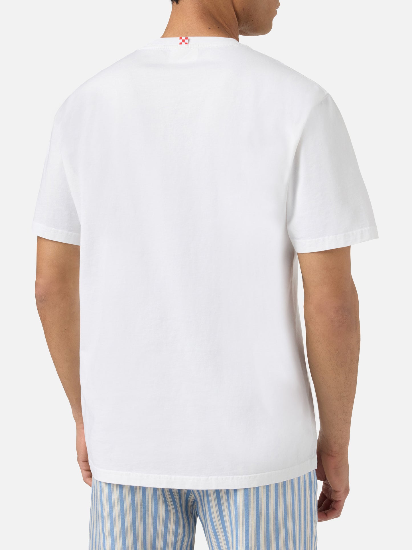 T-shirt Denver bianca con stampa Sapore di Mare Aula | Special Edition