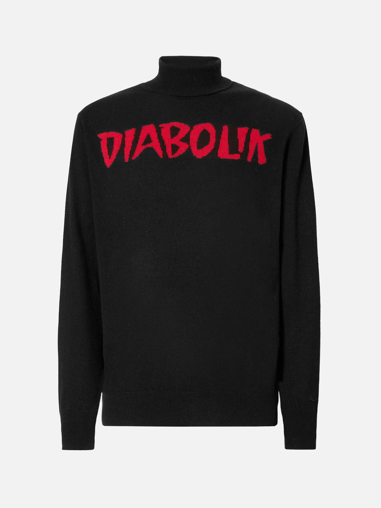 Jersey de cuello alto Dolcevita con jacquard Diabolik | DIABOLIK SPECIAL EDITION