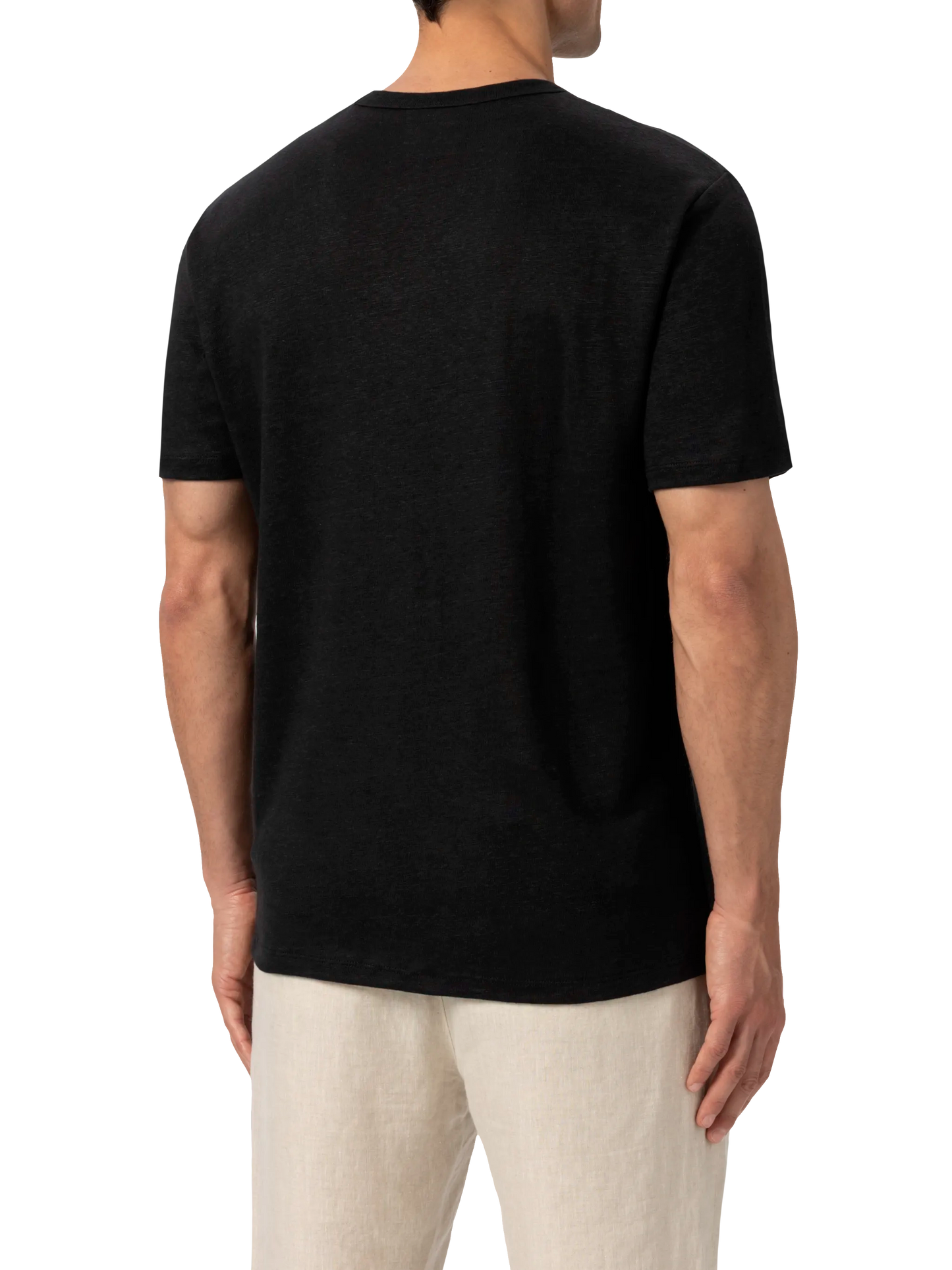 Black linen jersey t-shirt Ecstasea - MC2 Saint Barth