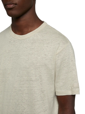 Off-white linen jersey t-shirt Ecstasea - MC2 Saint Barth