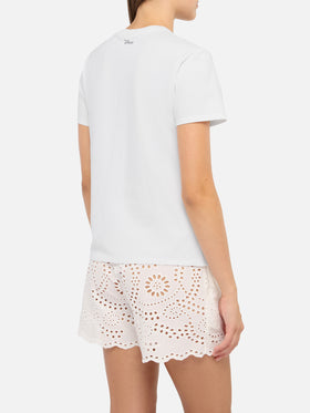 Emilie t-shirt in cotone con ricamo Minnie Yes, I'm perfect | DISNEY© SPECIAL EDITION