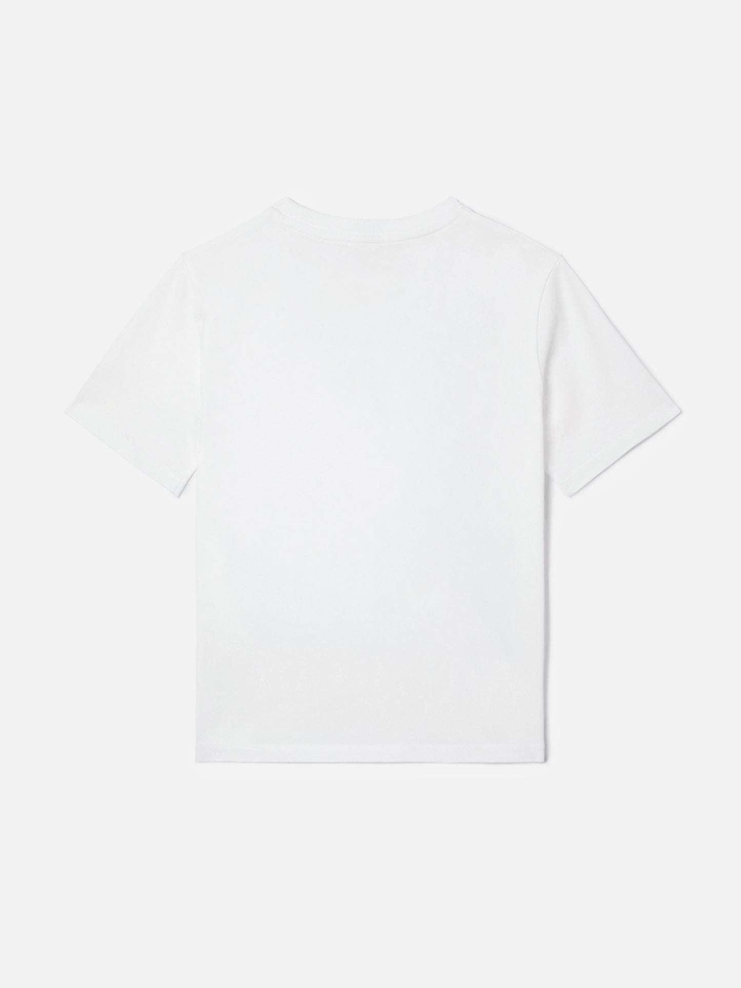 Camiseta Emilie Jr en algodón blanco con bordado Gossip and Shopping