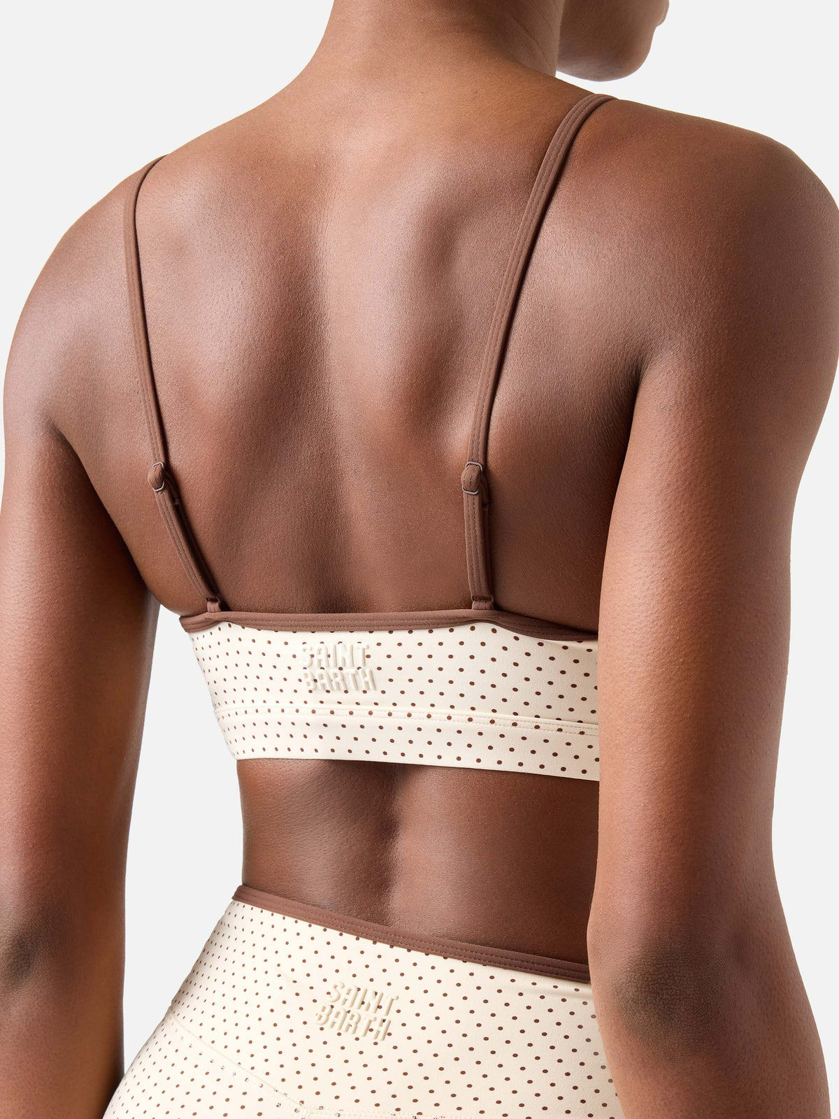 Eiris Fitness-Top mit Mikro-Polka-Dot-Print