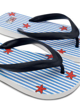 Flip flops with starfish print - MC2 Saint Barth