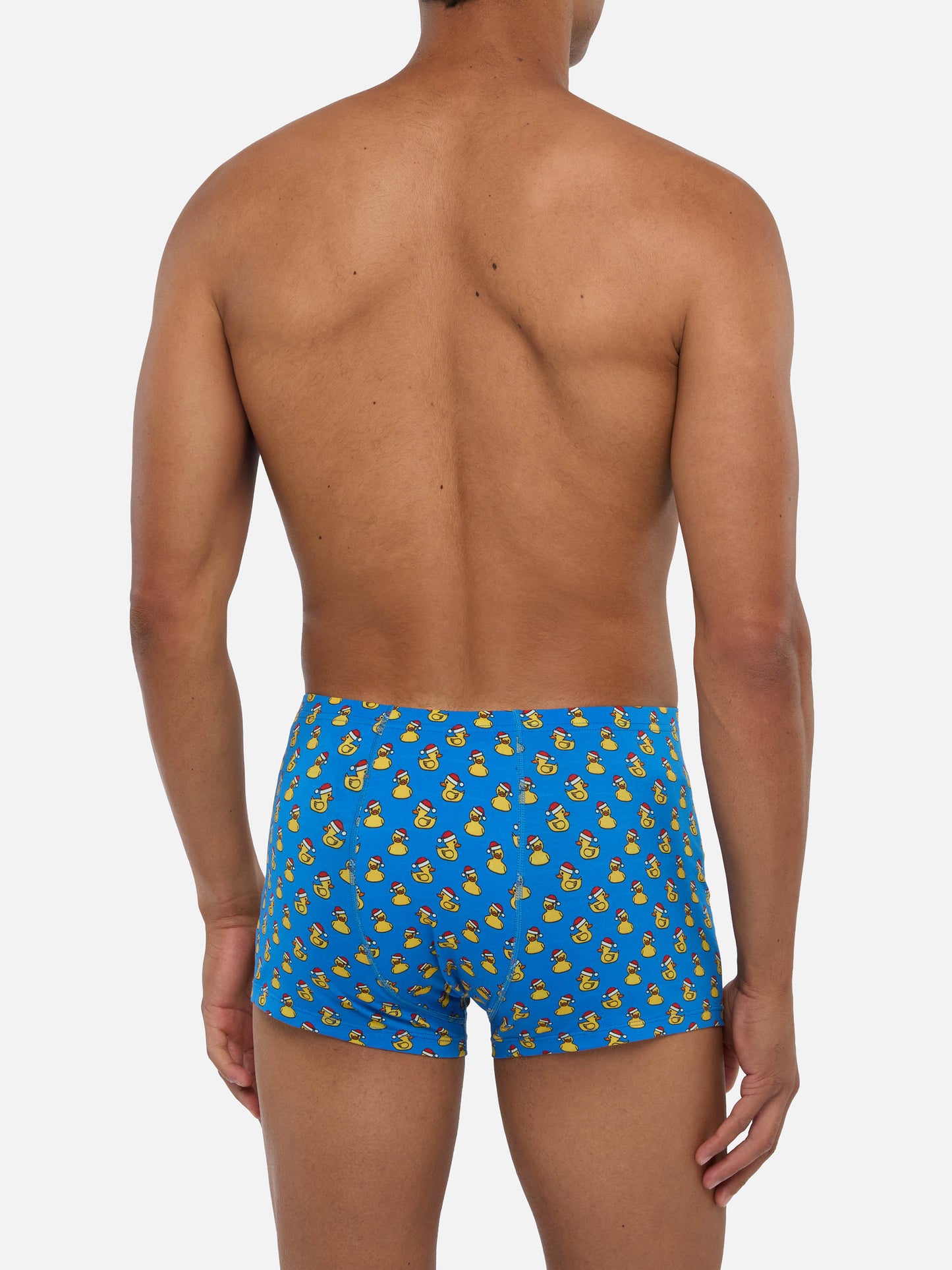 Stretch underwear boxer Howard with ducky print