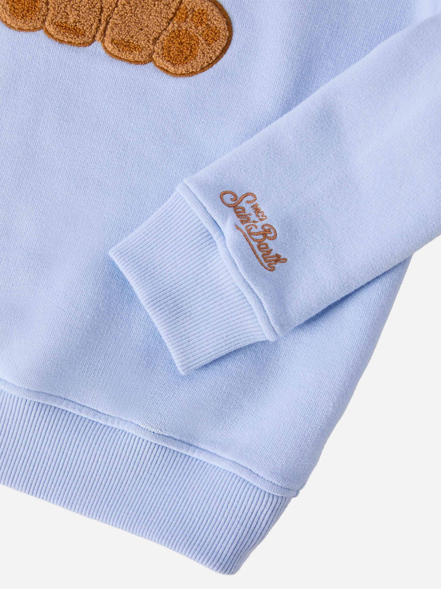 Felpa girocollo Hutton con patch leone Trudi in spugna| TRUDI SPECIAL EDITION