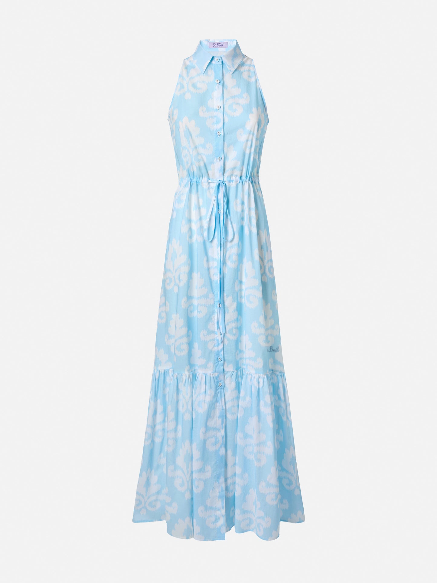 Neckholderkleid Ida mit Ikat-Print