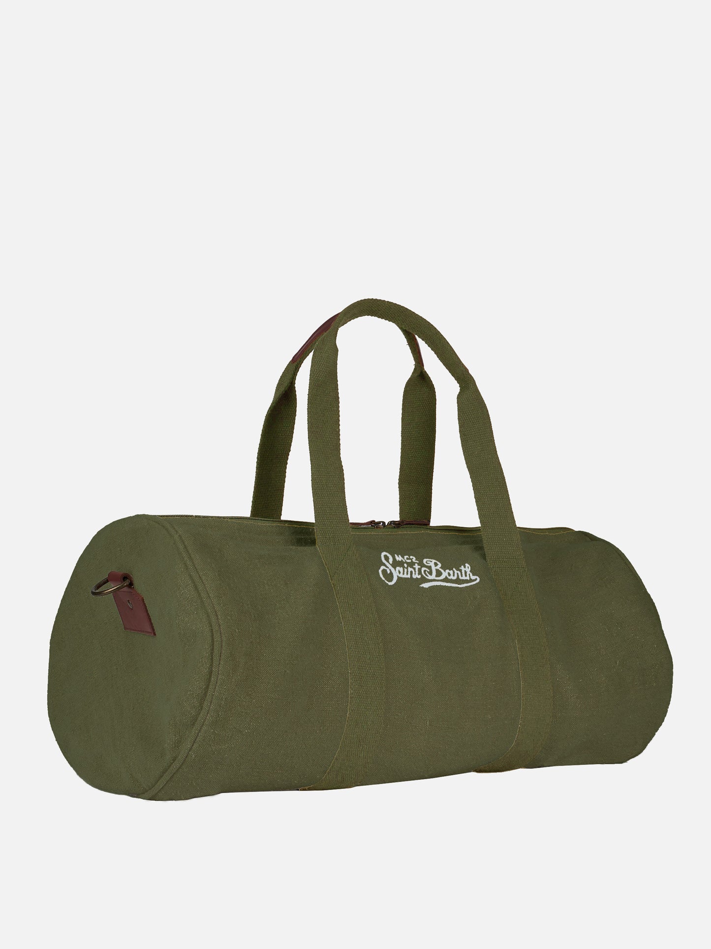 Grüne Reisetasche aus Leinen Jetleg