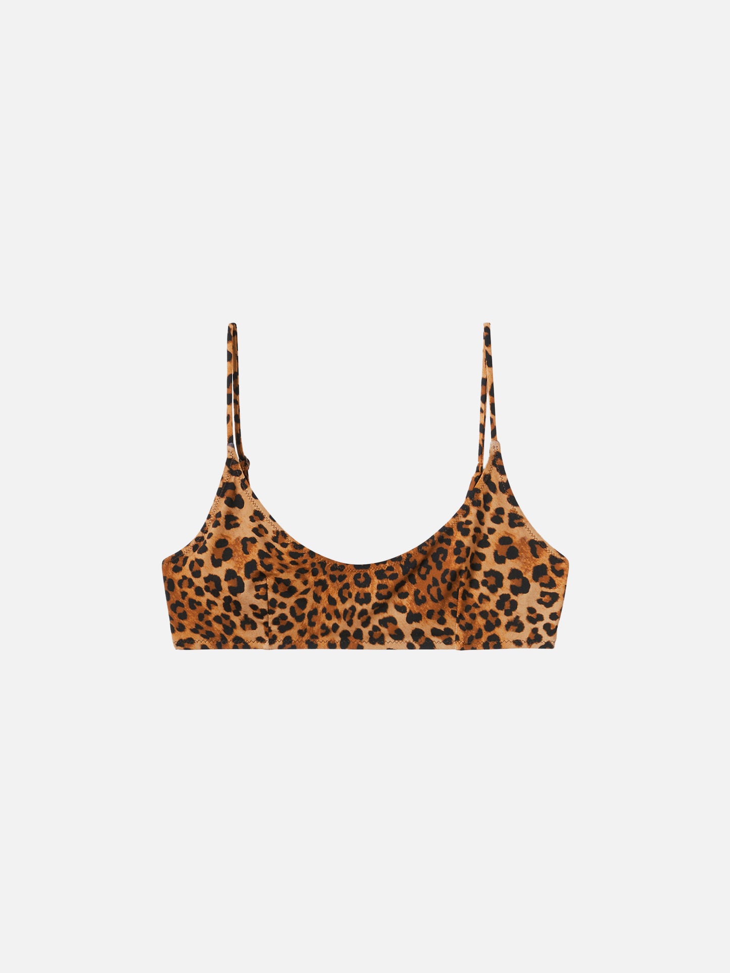 Top a bralette Judy con stampa animalier