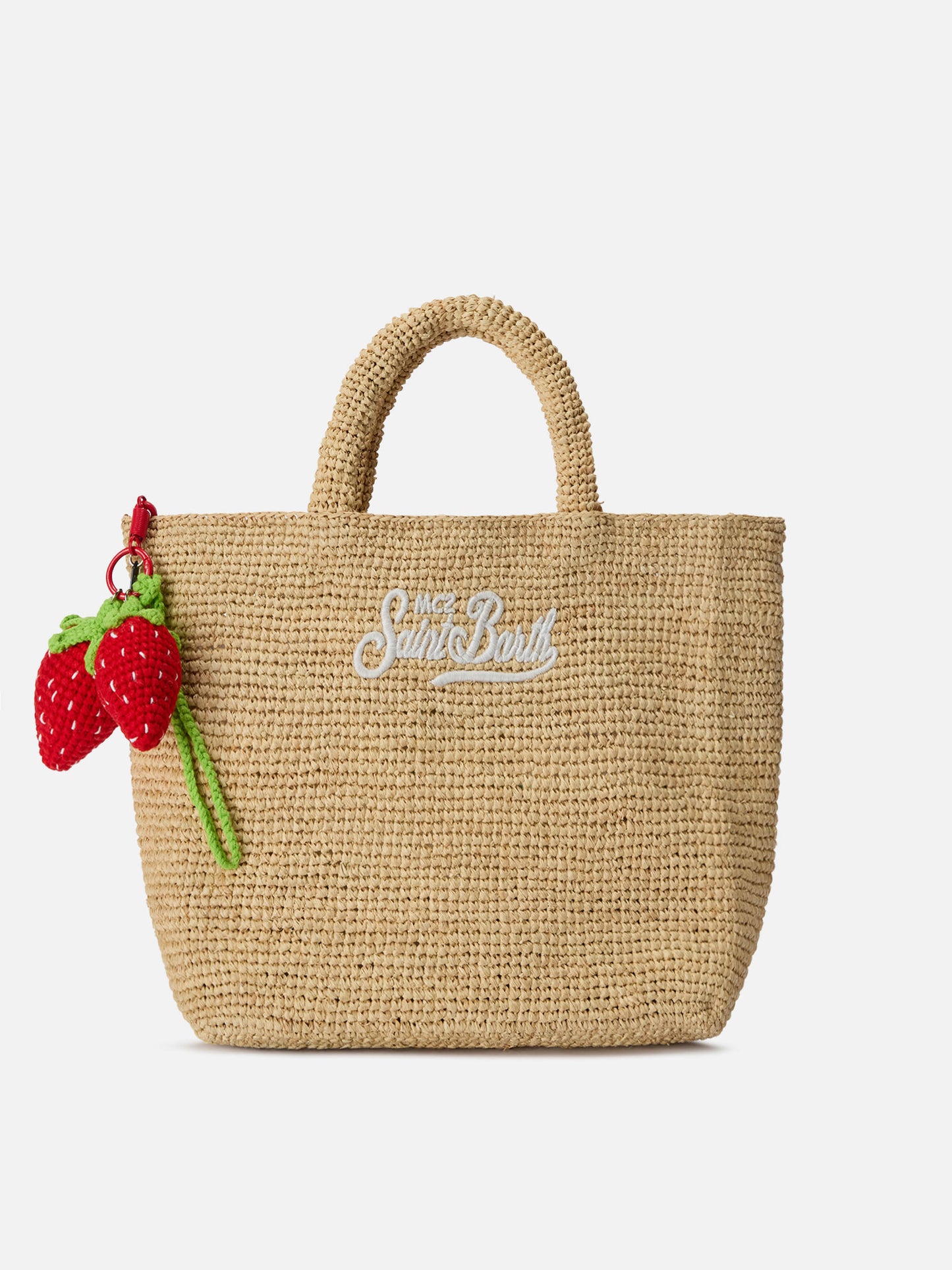 Funny charm da borsa con fragole crochet