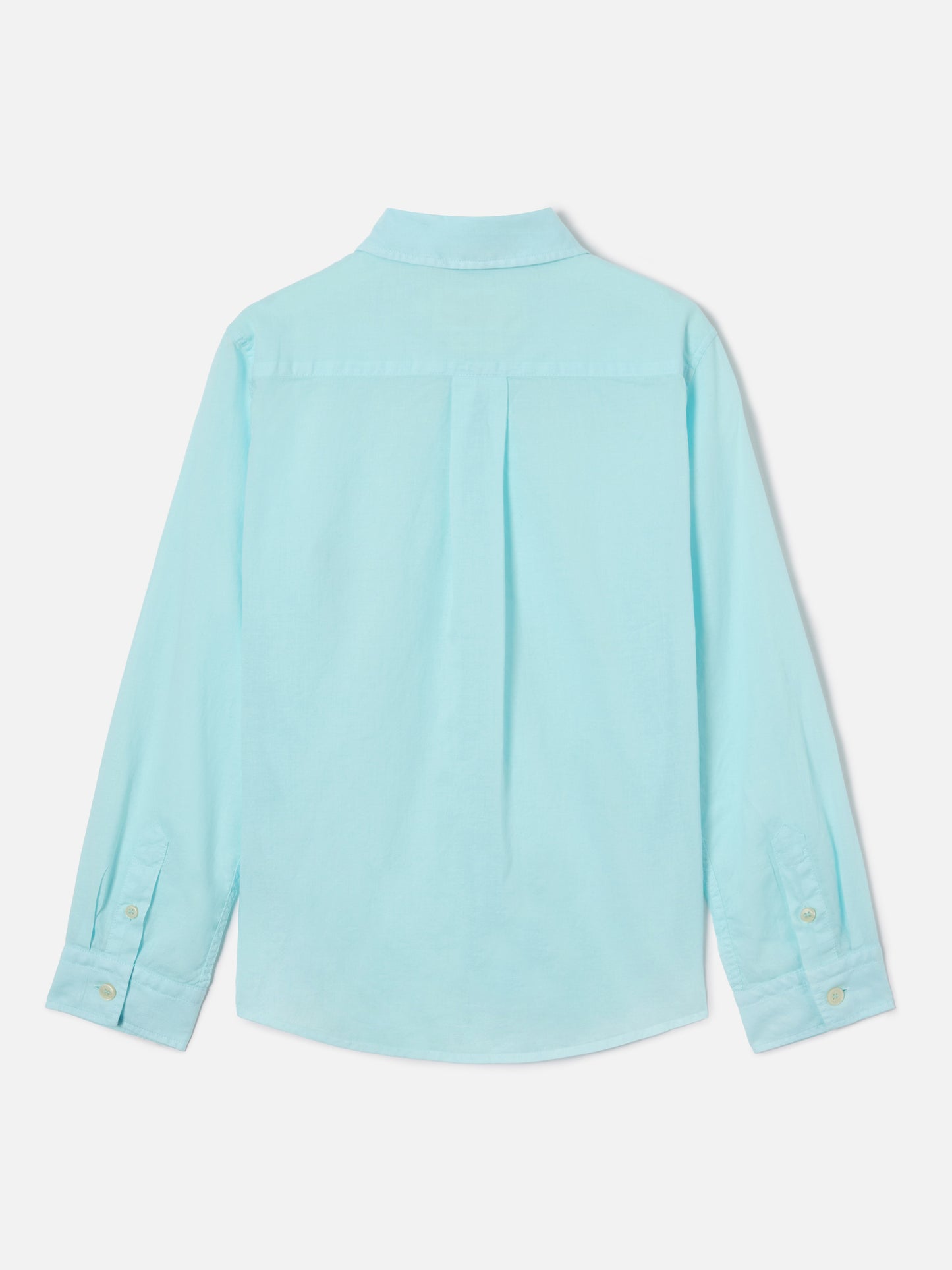 Camisa Chemise Jr verde agua en voile de algodón