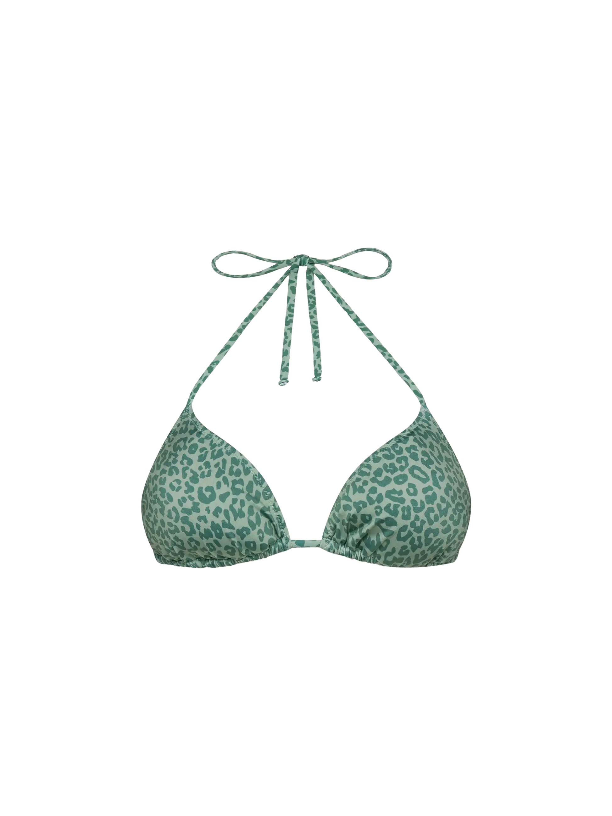 Leah triangle top swimsuit with animalier print - MC2 Saint Barth