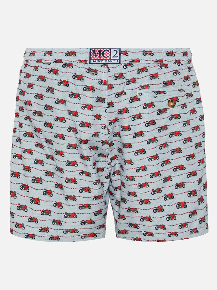 Costume mare Lighting in tessuto leggero con stampa Ducati | DUCATI MOTOR SPECIAL EDITION