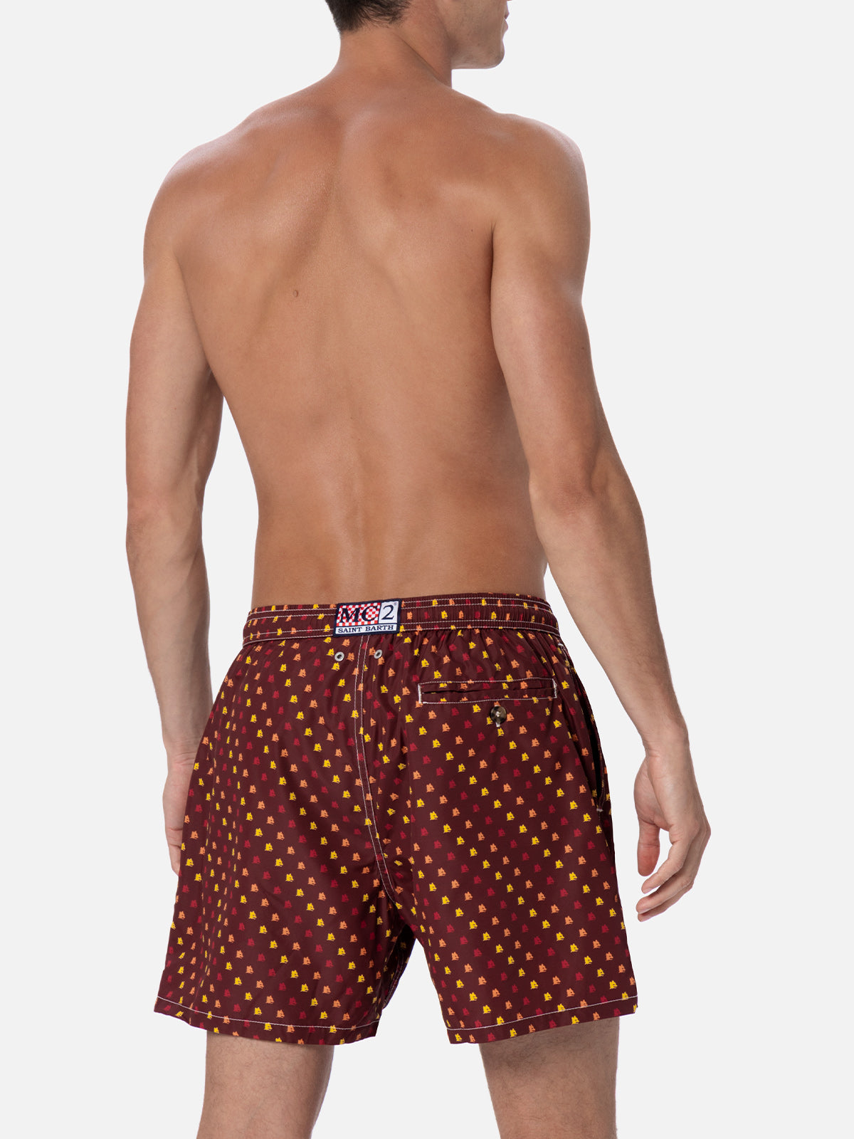Short de bain en tissu léger Lighting avec imprimé Roma | AS ROMA SPECIAL EDITION